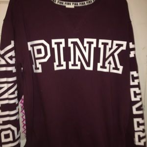 Pink Long-Sleeve Pullover